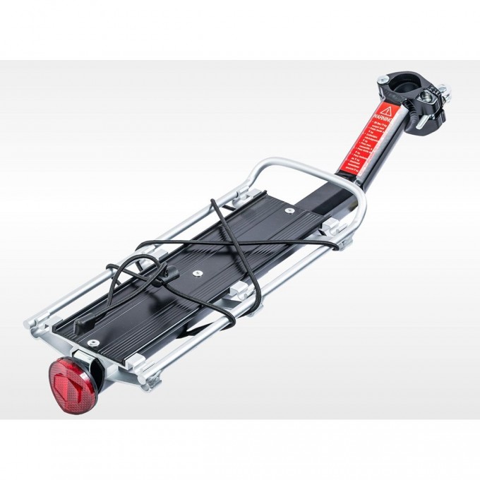 Багажник STELS 20"-28" BLF-H11 быстросъёмный чёрно-серебристый 010046 Багажник STELS 20"-28" BLF-H11 быстросъёмный чёрно-серебристый 010046