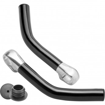 Рога на руль BLF-C1 алюминиевые черные