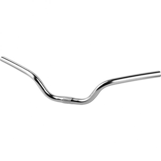 Руль ZXD-009-N шириной 520 мм для для детских велосипедов, стальной, серебристый 450066