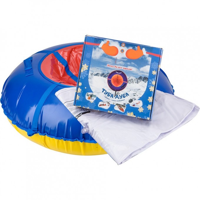 Санки надувные "Туба-Дуба Т-108" комплект в коробке с белой камерой ПВХ 710138 Санки надувные "Туба-Дуба Т-108" комплект в коробке с белой камерой ПВХ 710138