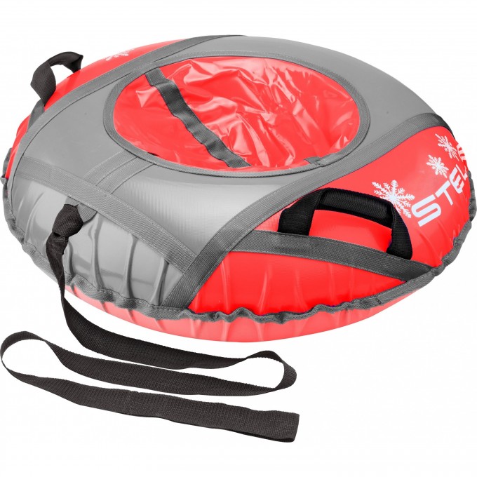 Санки надувные STELS D110см, красно-серые 710085 Санки надувные STELS D110см, красно-серые 710085