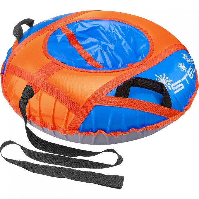 Санки надувные STELS D110см, оранжево-голубые 710065 Санки надувные STELS D110см, оранжево-голубые 710065