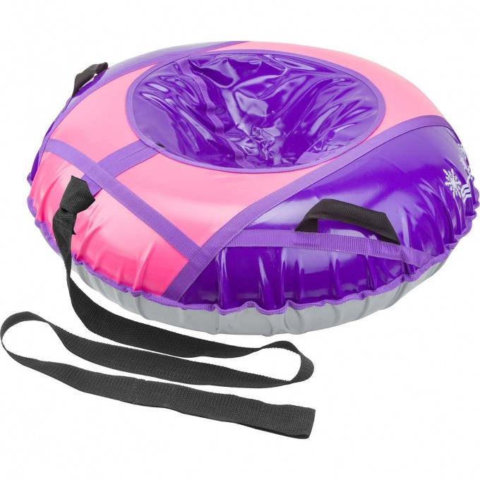 Санки надувные STELS D110см, розово-фиолетовые 710128 Санки надувные STELS D110см, розово-фиолетовые 710128