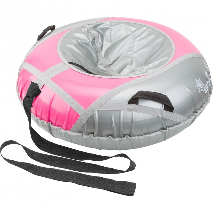 Санки надувные STELS D110см, розово-серые 710127 Санки надувные STELS D110см, розово-серые 710127