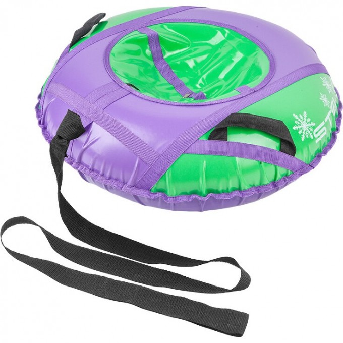 Санки надувные STELS D110см, салатово-фиолетовые 710122 Санки надувные STELS D110см, салатово-фиолетовые 710122
