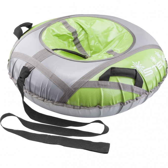 Санки надувные STELS D110см, серо-салатовые 710070 Санки надувные STELS D110см, серо-салатовые 710070
