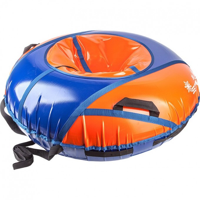 Санки надувные STELS D125 см усиленные, оранжево-синие 710116 Санки надувные STELS D125 см усиленные, оранжево-синие 710116