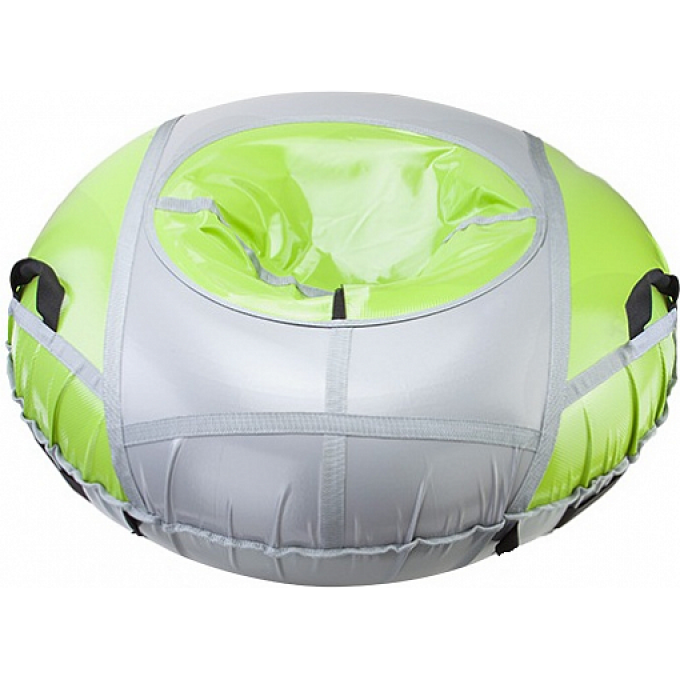 Санки надувные STELS D125 см усиленные, салатово-серые 710023 Санки надувные STELS D125 см усиленные, салатово-серые 710023