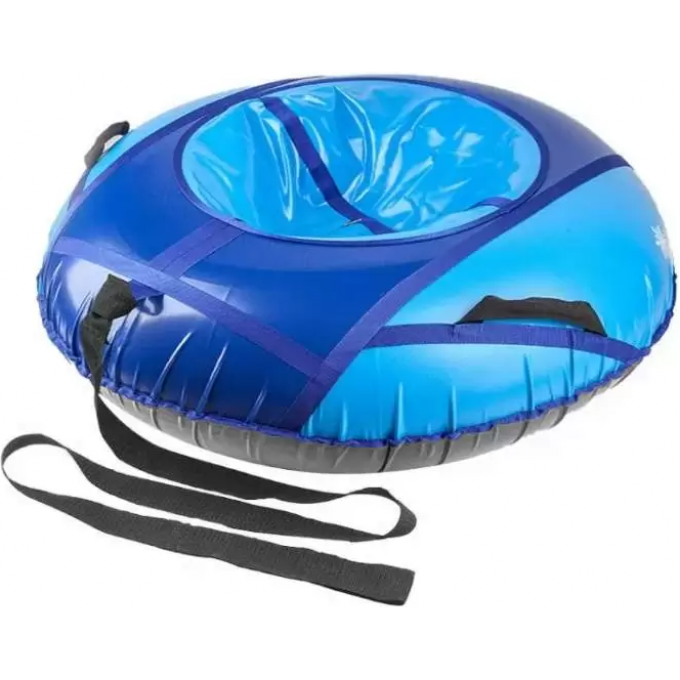 Санки надувные (тюбинг) STELS 110 см тент с камерой, синий/голубой 2007000052280 Санки надувные (тюбинг) STELS 110 см тент с камерой, синий/голубой 2007000052280