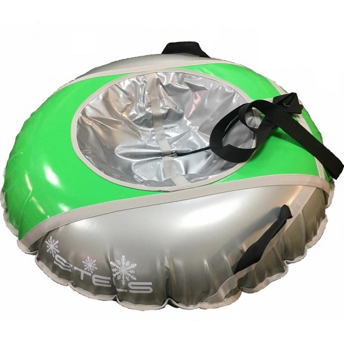 Санки надувные (тюбинг) STELS 125 см, тент без камеры СН040.125, серый/серый+зеленый 2007000054383 Санки надувные (тюбинг) STELS 125 см, тент без камеры СН040.125, серый/серый+зеленый 2007000054383