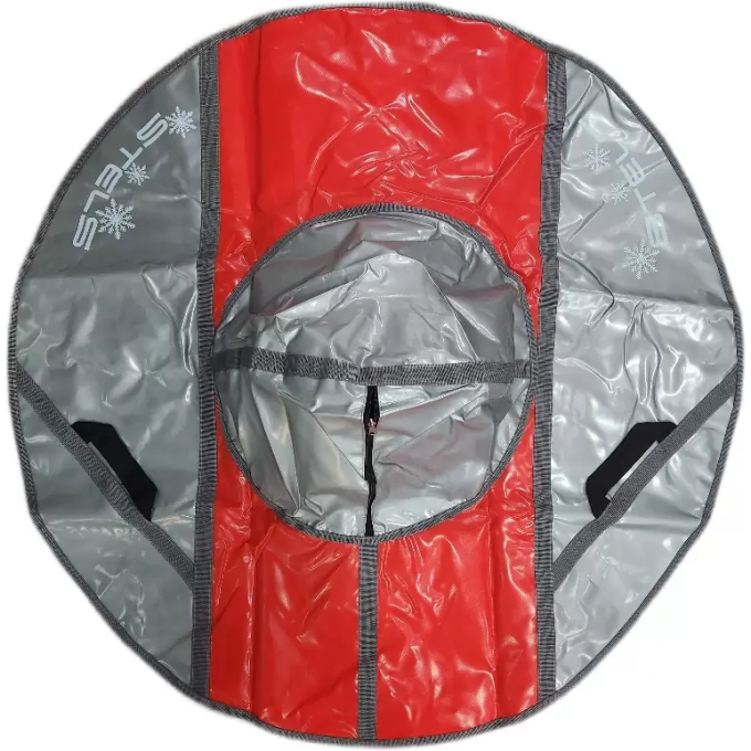 Санки надувные (тюбинг) STELS 125 см, усиленные тент без камеры СН050.125, красный/красный+серый 2007000054451