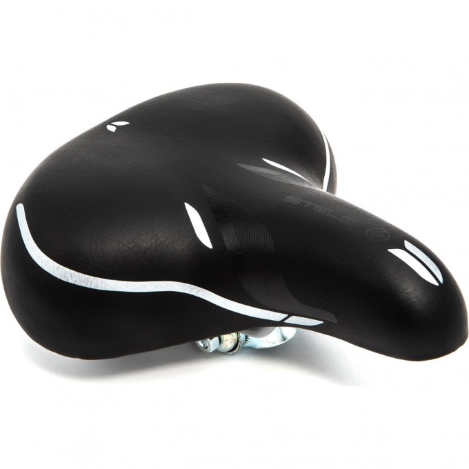 Седло STELS 7660 широкое, с витыми пружинами, с замком 470184 Седло STELS 7660 широкое, с витыми пружинами, с замком 470184