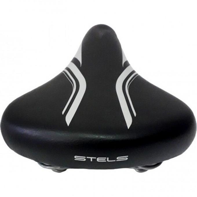 Седло STELS 7669 широкое, с витыми пружинами, с замком 470185 Седло STELS 7669 широкое, с витыми пружинами, с замком 470185