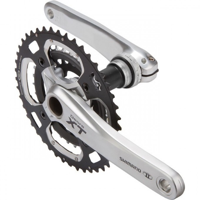 Шатуны Deore XT FC-M770 44x32x22T 175мм, чёрно-серебристые 580097