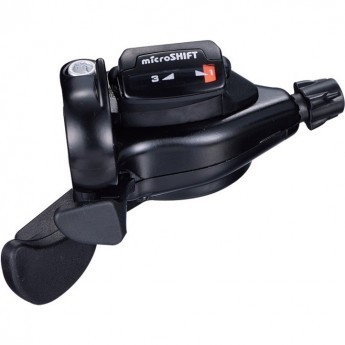 Шифтер/манетка левый Microshift TS71-3L, с тросом 1800 мм