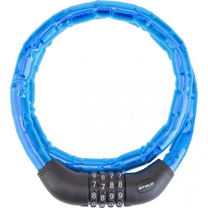 Трос-замок STELS 81601, 18x1000 мм, синий 540048 Трос-замок STELS 81601, 18x1000 мм, синий 540048