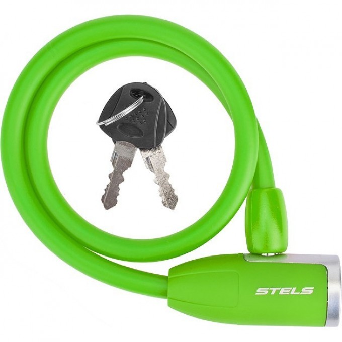 Трос-замок STELS 84356, 10х650 мм, зелёный 540051 Трос-замок STELS 84356, 10х650 мм, зелёный 540051