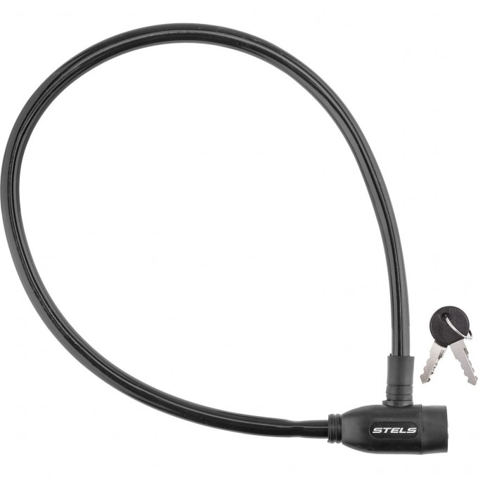Трос-замок STELS 86108 длина 800 мм, чёрный 540079 Трос-замок STELS 86108 длина 800 мм, чёрный 540079