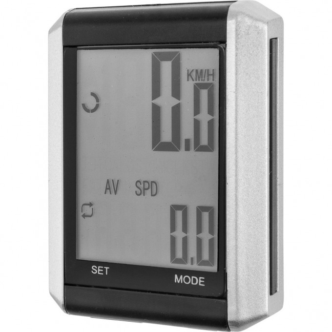 Велокомпьютер JY-4012E-L серебристо-чёрный 060058 Велокомпьютер JY-4012E-L серебристо-чёрный 060058