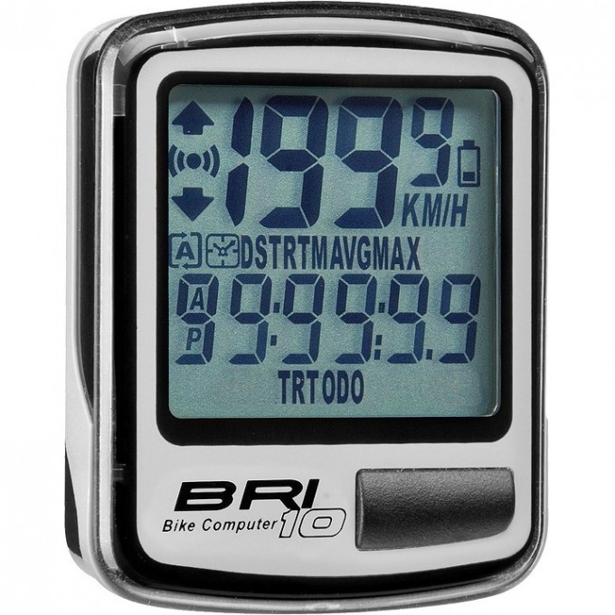 Велокомпьютер STELS BRI-10 серый 060048 Велокомпьютер STELS BRI-10 серый 060048