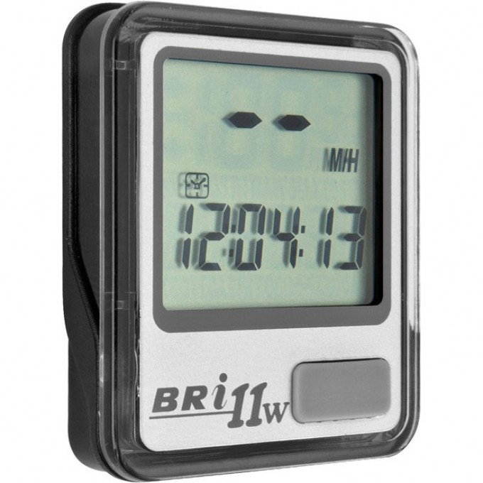 Велокомпьютер STELS BRI-11W серебристый 060032 Велокомпьютер STELS BRI-11W серебристый 060032