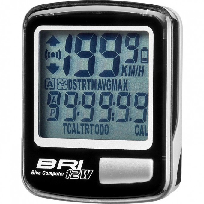Велокомпьютер STELS BRI-12W черный 060055 Велокомпьютер STELS BRI-12W черный 060055