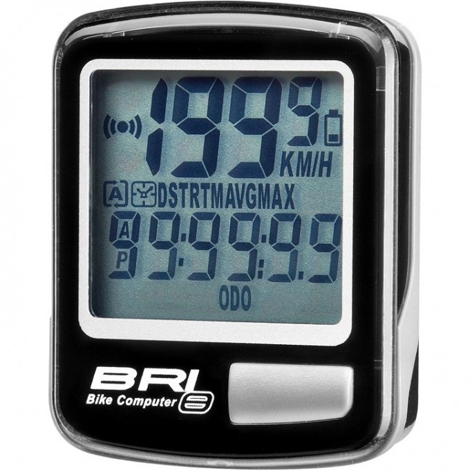 Велокомпьютер STELS BRI-8 чёрный 060045 Велокомпьютер STELS BRI-8 чёрный 060045