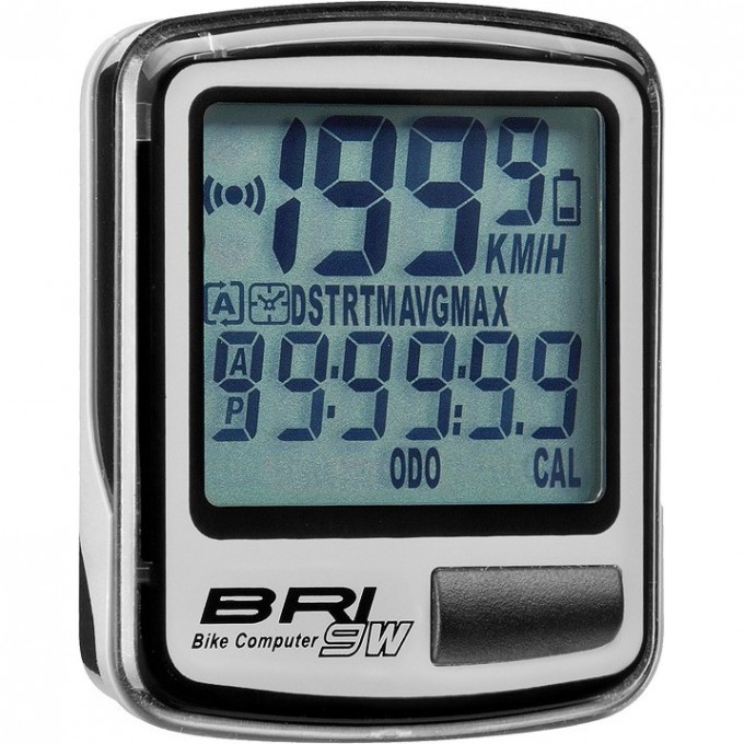 Велокомпьютер STELS BRI-9W серый 060052 Велокомпьютер STELS BRI-9W серый 060052