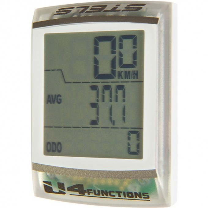 Велокомпьютер STELS U4 белый 060024 Велокомпьютер STELS U4 белый 060024