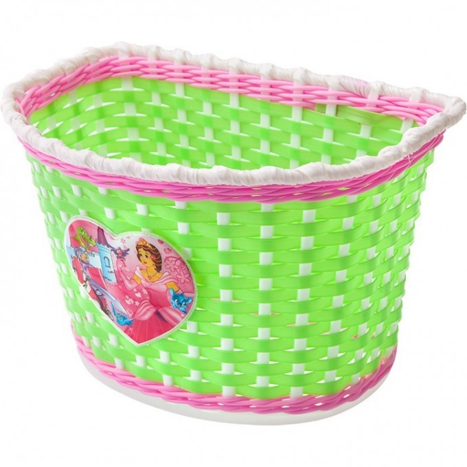 Велокорзина HL-BS02 бело-салатовая 270078 Велокорзина HL-BS02 бело-салатовая 270078