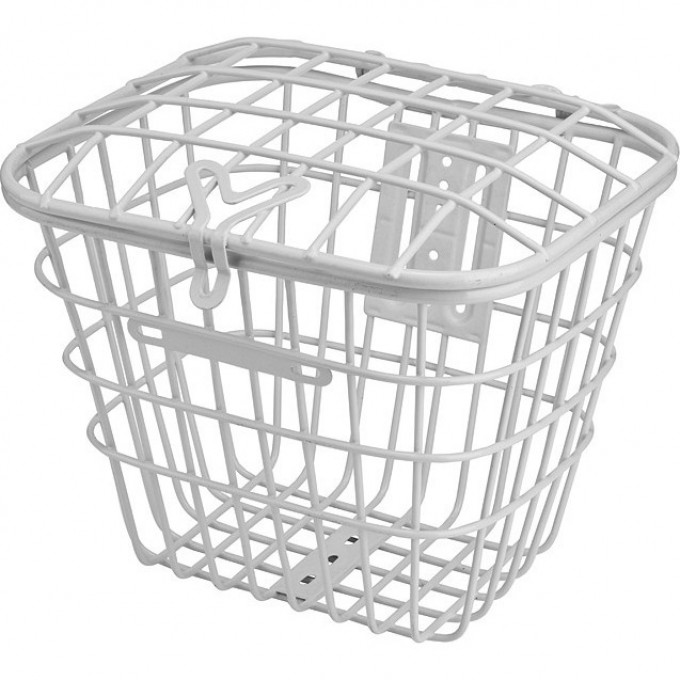 Велокорзина передняя STELS JL-075 белая 270056 Велокорзина передняя STELS JL-075 белая 270056