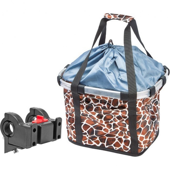 Велокорзина передняя STELS JL-081 чёрно-коричневая 270059 Велокорзина передняя STELS JL-081 чёрно-коричневая 270059