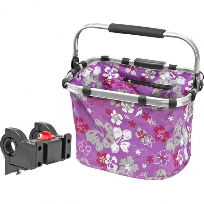 Велокорзина передняя STELS JL-082 сиреневая 270060 Велокорзина передняя STELS JL-082 сиреневая 270060