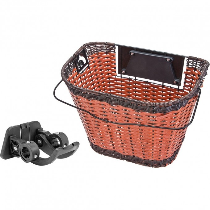 Велокорзина STELS JL-262 черно-коричневая 270067 Велокорзина STELS JL-262 черно-коричневая 270067