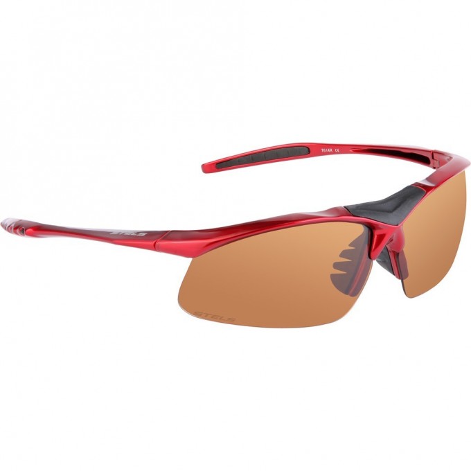 Велоочки STELS 7614R алюминиево-красные 700008 Велоочки STELS 7614R алюминиево-красные 700008