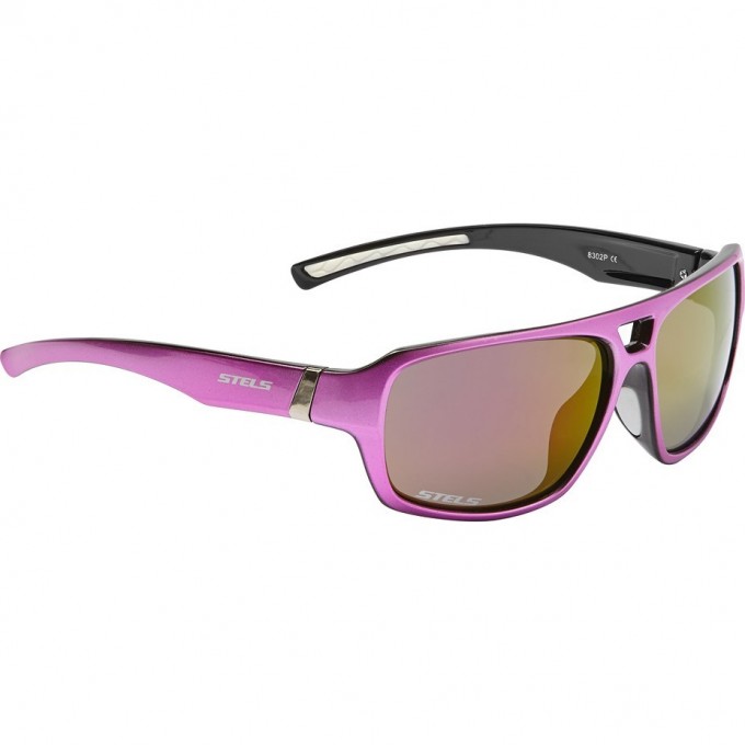Велоочки STELS 8302Р розово-чёрно-белые 700073 Велоочки STELS 8302Р розово-чёрно-белые 700073