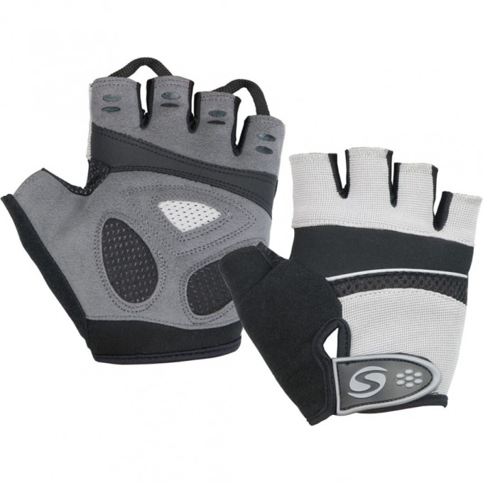 Велоперчатки STELS CG-1104 чёрно-серые р. L 380093 Велоперчатки STELS CG-1104 чёрно-серые р. L 380093