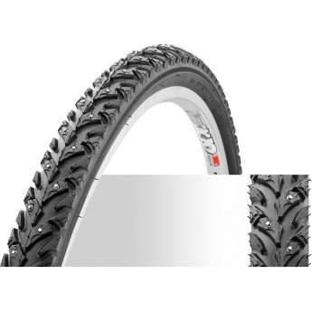 Велошина (камера+покрышка) INNOVA шипованная 28" 700 x 45C зимняя (114 шипов) IA -2902 с автовент.