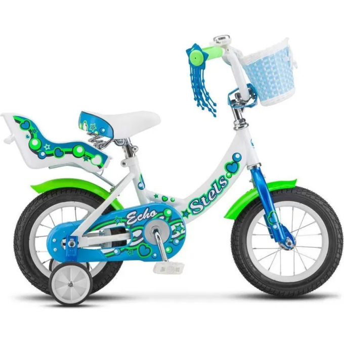 Велосипед STELS 12" Echo V020 (LU085303) белый/морская-волна 2038142913535 Велосипед STELS 12" Echo V020 (LU085303) белый/морская-волна 2038142913535