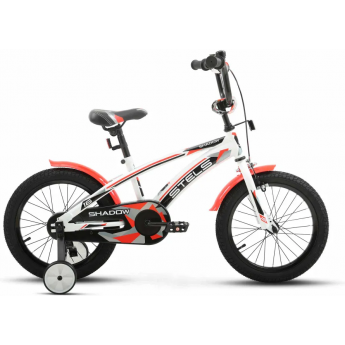 Велосипед STELS 16" SHADOW VC (JU135617) белый/красный