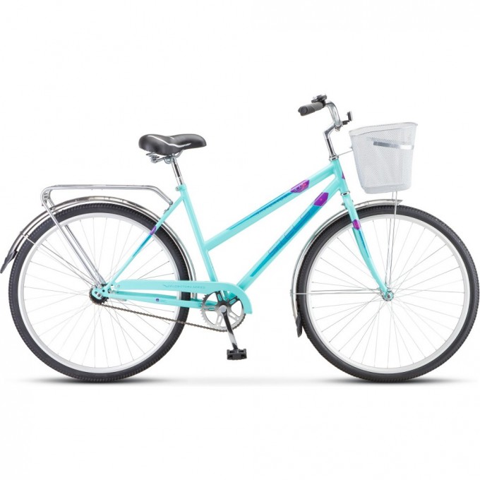 Велосипед STELS Navigator 28" 300 Lady Z010 (с корзиной) (LU085342) мятный, 2023 JU000419372023JU0000949