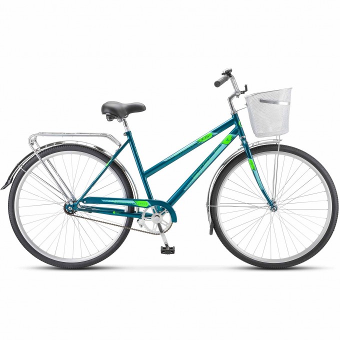 Велосипед STELS Navigator 28" 305 C Z010 (с корзиной) (LU101060) морская волна JU000409132022JU0003800