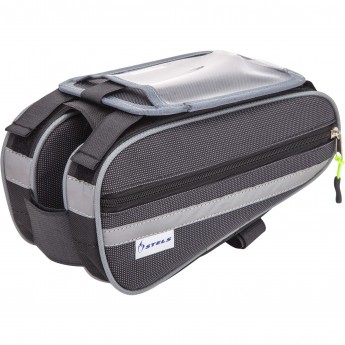 Велосумка STELS ТВИН вс040.018.1.1 на раму с чехлом для телефона