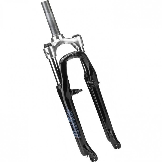 Вилка 24" 1"1/8x123мм SF12-XCT JR SR Suntou чёрная (NAV.420) 110155 Вилка 24" 1"1/8x123мм SF12-XCT JR SR Suntou чёрная (NAV.420) 110155