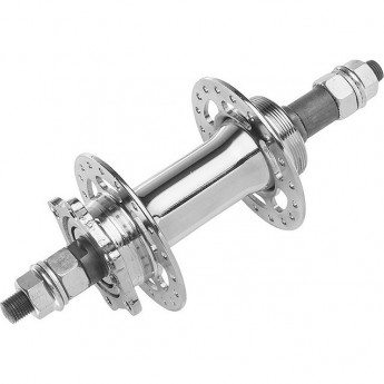 Втулка задняя AE-806RD 36H 3/8"х135х175мм серебряная